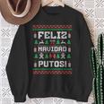 Feliz Navidad Putos Mexican Christmas Sweater Sweatshirt Gifts for Old Women