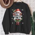 Floristin Elfe Weihnachten Elfen & Weihnachtselfen Sweatshirt Geschenke für alte Frauen