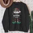 Elf Christmas Ich Bin Der Chef Elf Sweatshirt Geschenke für alte Frauen