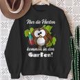 Sayings Nur Die Hart Kommen In Den Garten Sweatshirt Geschenke für alte Frauen