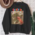 T-Rex Boulder Climbing Sweatshirt Geschenke für alte Frauen