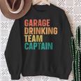 Garage Drinking Team Captain Retro Vintage Sweatshirt Gifts for Old Women