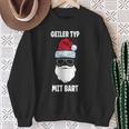 Geiler-Typmitbart Christmas Beard Sweatshirt Geschenke für alte Frauen