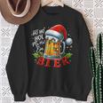 Ho Ho Hol Mir Mal Ein Bier Christmas Sweatshirt Geschenke für alte Frauen