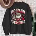 Holiday Cowboy Santa Country Western Christmas Spirit Sweatshirt Gifts for Old Women