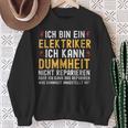 Ich Bin Ein Elektroriker Ich Kann Dummheit Nicht Reparieren Sweatshirt Geschenke für alte Frauen