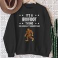 Ist So Ein Bigfoot Ding Lustiger Spruch Bigfoot Sweatshirt Geschenke für alte Frauen