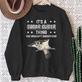 Ist So Ein Kurzkopfgleitbeutler Ding Spruch Sugar Glider Sweatshirt Geschenke für alte Frauen