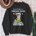 Ist So Ein Yorkshire Terrier Ding Dog Slogan S Sweatshirt Geschenke für alte Frauen