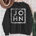 John Minimalism Sweatshirt Geschenke für alte Frauen