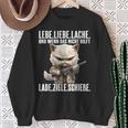 Lebe Liebe Lache Wenn Das Nicht Hilft Lade Ziele Schieße Sweatshirt Geschenke für alte Frauen