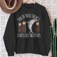 Lustiger Hai Eines Dieser Dinge Ist Nicht Wie Die Otter Sweatshirt Geschenke für alte Frauen