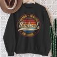 A Man A Mythos A Legend Name Michael Name S Sweatshirt Geschenke für alte Frauen