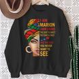 Marion Name Surname Family Surname Marion Sweatshirt Geschenke für alte Frauen