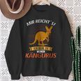 Mir Reichts Ich Gehe Zu Meinen Kängurus Kangaroo Sweatshirt Geschenke für alte Frauen