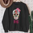 Mrs Sugar -Intage Avec Tête De Mort Dia De Los Muertos Mariée Sweater e Cadeaux pour les femmes âgées
