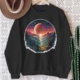 Outer Wilds Text Moon Mountain Forest Tree House Sun Sweatshirt Gifts for Old Women