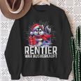 Reindeer War Ausverkauft Weihnachten Husky Fest Slogan Sweatshirt Geschenke für alte Frauen