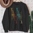 Retro Trumpet Sweatshirt Geschenke für alte Frauen