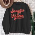 Sargija Iiolina Izvorna Muzika Croatia Bosnia Serbia Sweatshirt Geschenke für alte Frauen