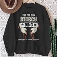 Storcheogel Sachen Ist So Ein Stork Ding Stork Sweatshirt Geschenke für alte Frauen