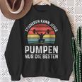 Studier Kann Jeder Pump Gym Workout Gym Slogan Sweatshirt Geschenke für alte Frauen