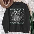 Ugly Christmas Fa La Laalhalla-Laiking Skull Sweatshirt Geschenke für alte Frauen