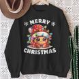 Weihnachtsmütze Weihnachten Lichterkette Einsiedlerkrebs Sweatshirt Geschenke für alte Frauen