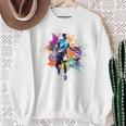 Basketball Graffiti Ball Sport Sweatshirt Geschenke für alte Frauen