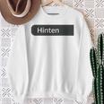 Der Mit Dem Hund Geht Saying Für Das Herrchen Sweatshirt Geschenke für alte Frauen