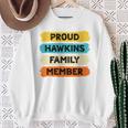 Hawkins Retro Hawkins Last Name Hawkins Sweatshirt Geschenke für alte Frauen