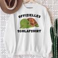 Offizielles Schlaf Schildkröte Turtle Gray S Sweatshirt Geschenke für alte Frauen