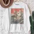 Shiba Inu Ramen Japanese Kawaii Shiba Dog Anime Sweatshirt Gifts for Old Women