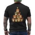 Adorable Hamster Christmas Tree Perfect For Hamster Lovers Men's Back Print T-Shirt