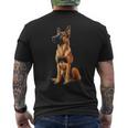 Belgischer Malinois Hund Graphic Pet Belgische Malinois T-Shirt mit Rückendruck