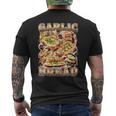 Bootleg Rap Style Garlic Bread Meme Food Ironic Vintage 90S Men's T-shirt Back Print