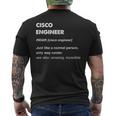 Cisco Engineer T-Shirt mit Rückendruck