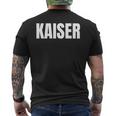 Damen Kaiser Nachname Familie Team Ehe Familienfeier Mit-Ausschnitt T-Shirt mit Rückendruck