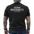 Damen Team Brathwaite Stolzer Familiennachname Nachname Geschenk Mit-Ausschnitt T-Shirt mit Rückendruck