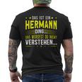 Das Ist Ein Hermann Ding Das Ist Ein Hermann Ding S T-Shirt mit Rückendruck