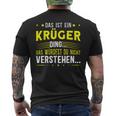 Das Ist Ein Krüger Ding S T-Shirt mit Rückendruck