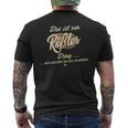 Das Ist Ein Rößler Ding Lustiges Familie Rößler T-Shirt mit Rückendruck