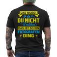 Das Ist So Ein Fotografen Ding Das Ist So Ein Photographer S T-Shirt mit Rückendruck