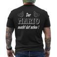 Der Mario Macht Dat Schon Schon Der Mario Macht Dat Schon Schon T-Shirt mit Rückendruck