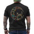 Dia De Los Muertos Chat Lune T-shirt imprimé au dos
