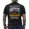 Farm Tractor Saying For Driver Farming & Tractor Lover Men's T-shirt Back Print