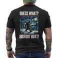 Guess What Bigfoot Butt Starry Night Sasquatch Men's T-shirt Back Print
