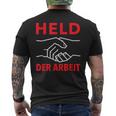 Held Der Arbeit Estdeutschland Gdr T-Shirt mit Rückendruck