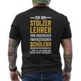 Ich Bin Stolzer Lehreron Fantastische Students T-Shirt mit Rückendruck