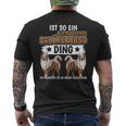 Ist So Ein Australischer Schäferhund Ding Aussie T-Shirt mit Rückendruck